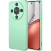 Phonesta Soft Silk Silicone Back Cover hoesje voor HONOR Magic8 Lite - Matcha Green