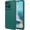 Phonesta Soft Silk Silicone Back Cover hoesje voor Motorola Moto G57 Power - Donkergroen