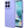 Phonesta Soft Silk Silicone Back Cover hoesje voor Motorola Moto G57 Power - Paars