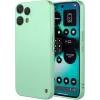 Phonesta Soft Silk Silicone Back Cover hoesje voor Nothing Phone (3a) Lite - Matcha Green