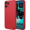 Phonesta Soft Silk Silicone Back Cover hoesje voor Nothing Phone (3a) Lite - Rood