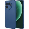 Phonesta Soft Silk Silicone Back Cover hoesje voor Realme GT 8 Pro - Donkerblauw