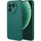 Phonesta Soft Silk Silicone Back Cover hoesje voor Realme GT 8 Pro - Donkergroen
