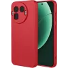 Phonesta Soft Silk Silicone Back Cover hoesje voor Realme GT 8 Pro - Rood
