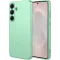 Phonesta Soft Silk Silicone Back Cover hoesje voor Samsung Galaxy S26 - Matcha Green