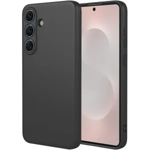 Phonesta Soft Silk Silicone Back Cover hoesje voor Samsung Galaxy S26 - Zwart