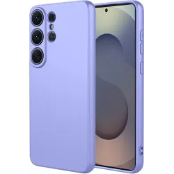 Phonesta Soft Silk Silicone Back Cover hoesje voor Samsung Galaxy S26 Ultra - Paars