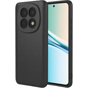Phonesta Soft Silk Silicone Back Cover hoesje voor Xiaomi Redmi Note 15 4G/5G / Xiaomi Poco M8 - Zwart