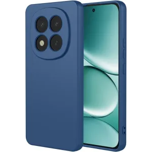 Phonesta Soft Silk Silicone Back Cover hoesje voor Xiaomi Redmi Note 15 Pro 5G - Donkerblauw