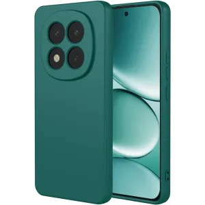 Phonesta Soft Silk Silicone Back Cover hoesje voor Xiaomi Redmi Note 15 Pro 5G - Donkergroen