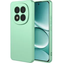 Phonesta Soft Silk Silicone Back Cover hoesje voor Xiaomi Redmi Note 15 Pro 5G - Matcha Green