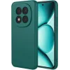 Phonesta Soft Silk Silicone Back Cover hoesje voor Xiaomi Redmi Note 15 Pro Plus / Xiaomi Poco M8 Pro - Donkergroen