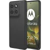 Phonesta Soft Silk Silicone Back Cover hoesje voor Motorola Edge 70 - Zwart