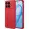 Phonesta Soft Silk Silicone Back Cover hoesje voor Xiaomi Poco F8 Pro - Rood
