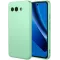 Phonesta Soft Silk Silicone Back Cover hoesje voor Google Pixel 10a - Matcha Green