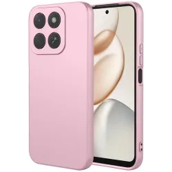 Phonesta Soft Silk Silicone Back Cover hoesje voor HONOR 400 Smart - Roze