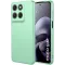 Phonesta Soft Silk Silicone Back Cover hoesje voor Motorola Moto G67/G77 - Matcha Green