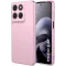 Phonesta Soft Silk Silicone Back Cover hoesje voor Motorola Moto G67/G77 - Roze
