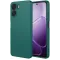 Phonesta Soft Silk Silicone Back Cover hoesje voor Oppo A6x - Donkergroen