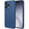 Phonesta Soft Silk Silicone Back Cover hoesje voor Oppo Reno15 - Donkerblauw