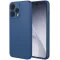 Phonesta Soft Silk Silicone Back Cover hoesje voor Oppo Reno15 - Donkerblauw
