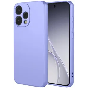 Phonesta Soft Silk Silicone Back Cover hoesje voor Oppo Reno15 - Paars