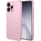 Phonesta Soft Silk Silicone Back Cover hoesje voor Oppo Reno15 - Roze