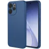 Phonesta Soft Silk Silicone Back Cover hoesje voor Oppo Reno15 Pro - Donkerblauw