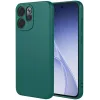 Phonesta Soft Silk Silicone Back Cover hoesje voor Oppo Reno15 Pro - Donkergroen
