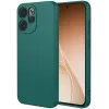 Phonesta Soft Silk Silicone Back Cover hoesje voor Oppo Reno15 Pro Max - Donkergroen