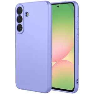 Phonesta Soft Silk Silicone Back Cover hoesje voor Samsung Galaxy A57 - Paars
