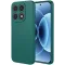 Phonesta Soft Silk Silicone Back Cover hoesje voor Xiaomi 17 - Donkergroen