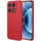 Phonesta Soft Silk Silicone Back Cover hoesje voor Xiaomi 17 - Rood