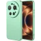 Phonesta Soft Silk Silicone Back Cover hoesje voor Xiaomi 17 Ultra - Matcha Green