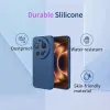 Phonesta Soft Silk Silicone Back Cover hoesje voor Xiaomi 17 Ultra - Paars 6