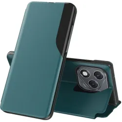 Phonesta Smart Side View Book Case hoesje voor HONOR 400 Lite - Groen
