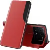 Phonesta Smart Side View Book Case hoesje voor Xiaomi Poco F6 Pro - Rood 0