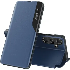 Phonesta Smart Side View Book Case hoesje voor Samsung Galaxy A35 - Blauw