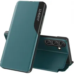 Phonesta Smart Side View Book Case hoesje voor Samsung Galaxy A55 - Groen