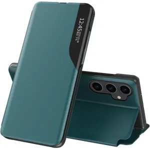 Phonesta Smart Side View Book Case hoesje voor Samsung Galaxy S23 FE/S23 Plus - Groen