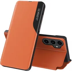 Phonesta Smart Side View Book Case hoesje voor Samsung Galaxy S23 FE/S23 Plus - Oranje