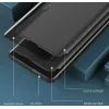 Phonesta Smart Side View Book Case hoesje voor Samsung Galaxy S24 FE - Paars 4
