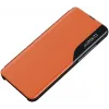Phonesta Smart Side View Book Case hoesje voor Samsung Galaxy S25 Plus/S24 Plus - Oranje 1