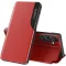 Phonesta Smart Side View Book Case hoesje voor Samsung Galaxy S25 Plus/S24 Plus - Rood