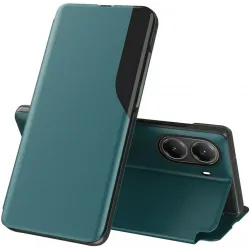 Phonesta Smart Side View Book Case hoesje voor Xiaomi Poco X7 Pro - Groen