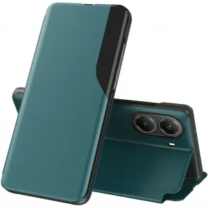 Phonesta Smart Side View Book Case hoesje voor Xiaomi Poco X7 Pro - Groen
