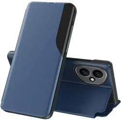 Phonesta Smart Side View Book Case hoesje voor HONOR 400 - Blauw