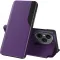 Phonesta Smart Side View Book Case hoesje voor HONOR 400 Pro - Paars