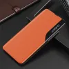 Phonesta Smart Side View Book Case hoesje voor Samsung Galaxy S25 FE - Oranje 1