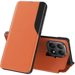 Phonesta Smart Side View Book Case hoesje voor Xiaomi 15T Pro - Oranje